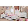 Wooden Night stand With 2 Drawers, White